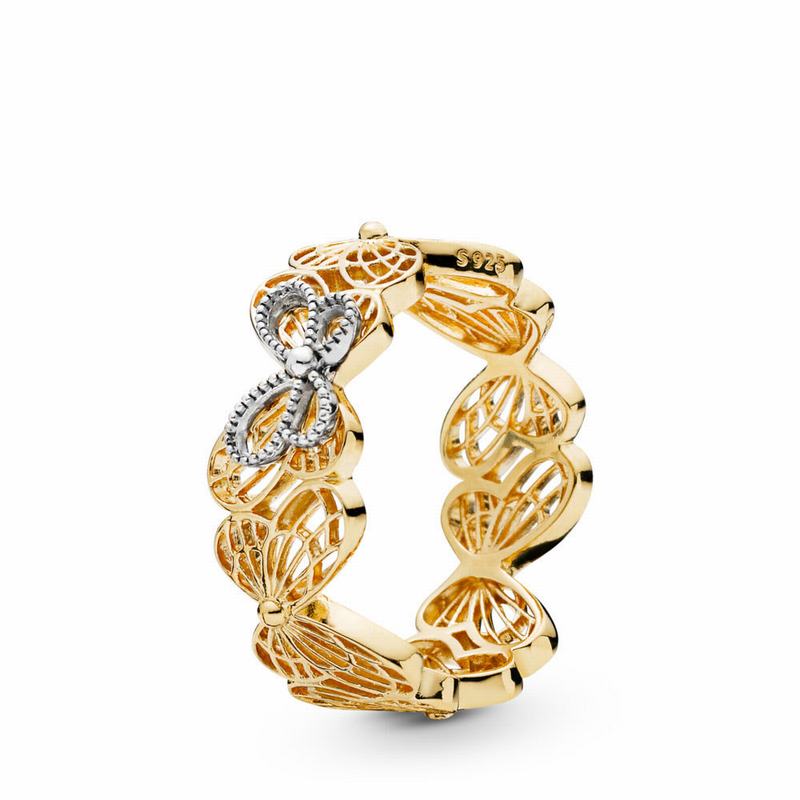 Pandora Shine™ Openwork Butterflies Stackable Ring Ireland - Pandora Shine/Sterling Silver - 840527H